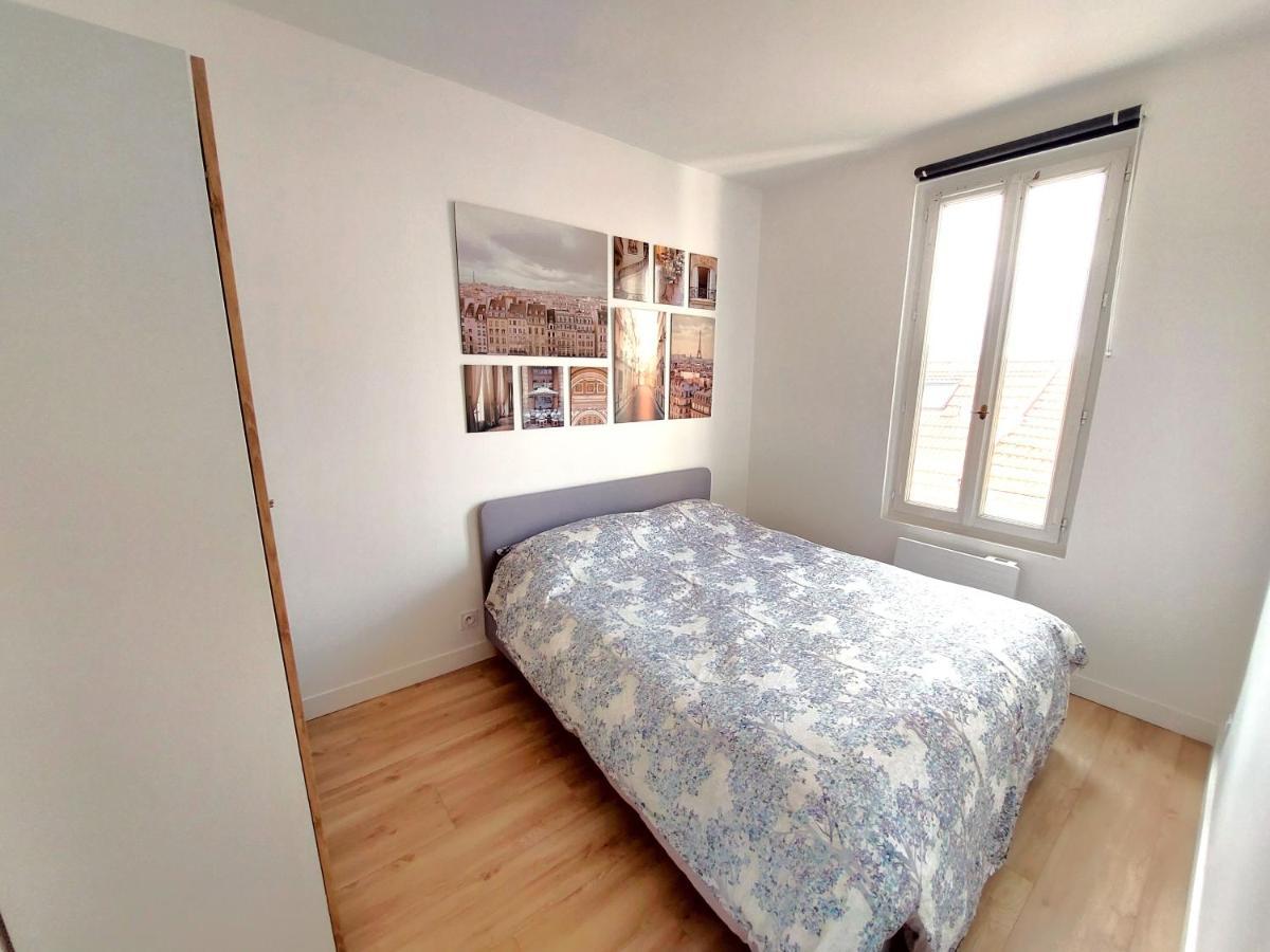 Апартаменты Superbe 2 Pieces Renove Et Calme Обервилье Экстерьер фото